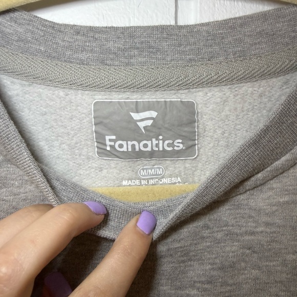 Fanatics Detroit Lions Gray Crewneck - Picture 2 of 2